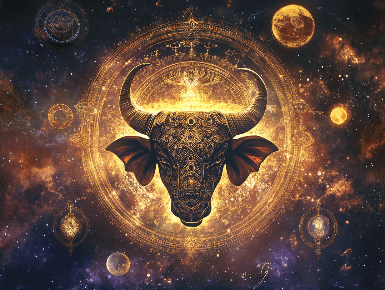 Tauras symbol - 12 zodiac signs