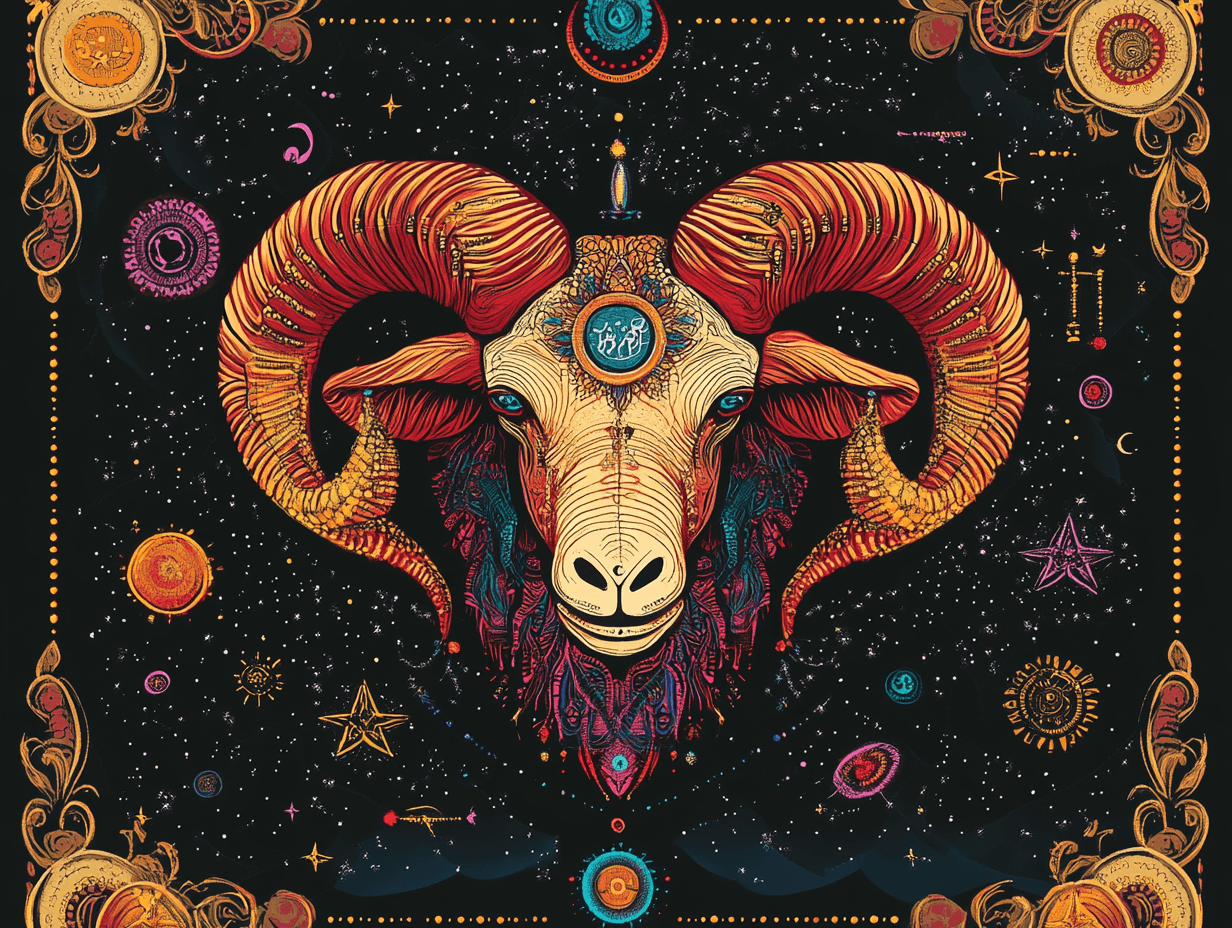 Aries symbol - 12 zodiac signs