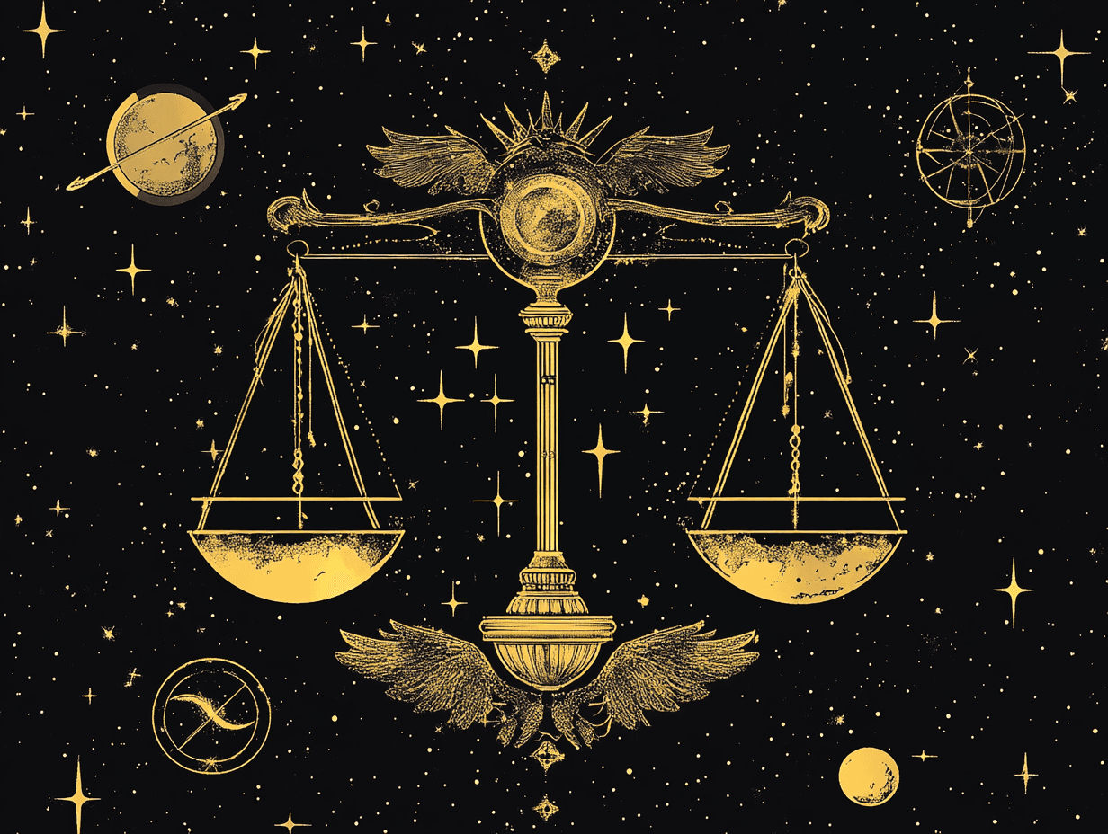 Libra symbol - 12 zodiac signs