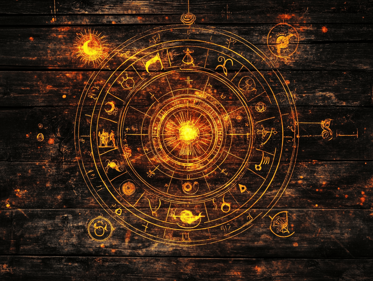 birth chart kundali with zodiac houses
